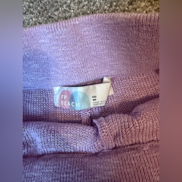 Lavender Knit Sweater and Shorts Set - Picture 7 of 10